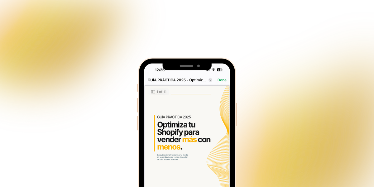 Optimización de tienda Shopify para mejorar la conversión en 2025
