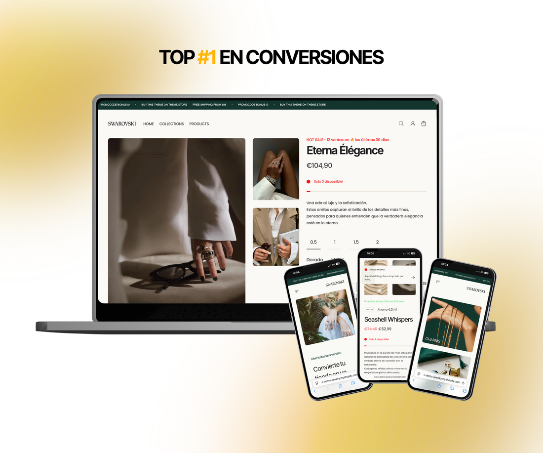 Una plantilla de producto para Shopify de Astra Theme con microelementos para aumentar las ventas del cliente
